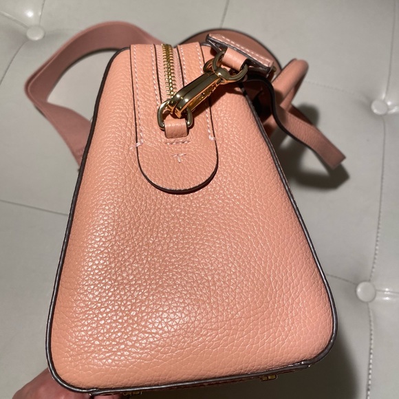 Tory Burch Thea Mini Web Satchel Pink Moon - Picture 11 of 17